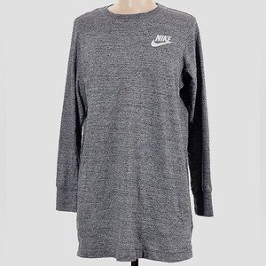 Nike Gray Long Sleeve Shirt Dress